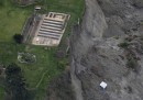 Frana nello Stato di Washington vicino a Coupeville