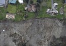 Frana nello Stato di Washington vicino a Coupeville