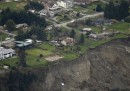 Frana nello Stato di Washington vicino a Coupeville