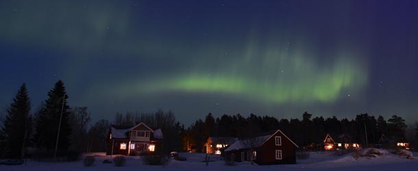 Le foto dell’aurora boreale in Svezia