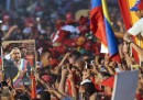 La folla per Chávez a Caracas