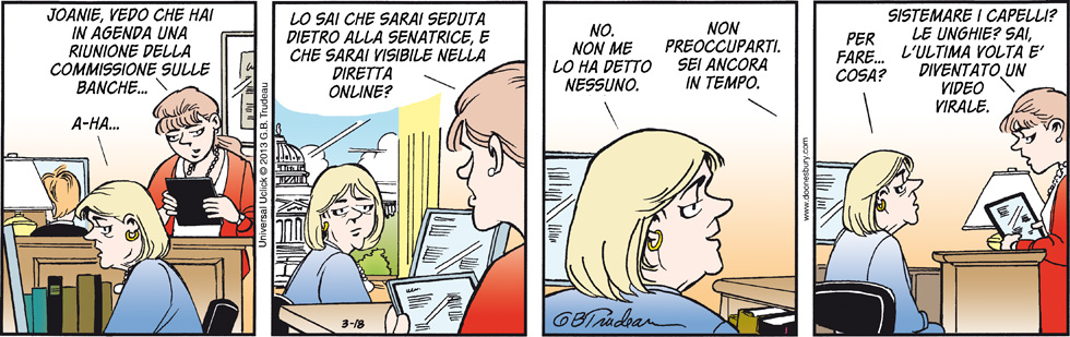 Doonesbury 2013 marzo 18