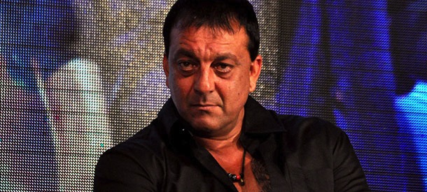 Indian Bollywood actor Sanjay Dutt attends a promotional event for the forthcoming Hindi action film "Department" in Mumbai on April 28, 2012. AFP PHOTO/STR (Photo credit should read STRDEL/AFP/GettyImages)
