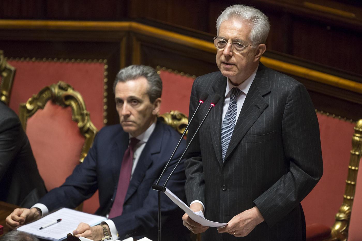 Senato - Informativa di Mario Monti su Consiglio Europeo