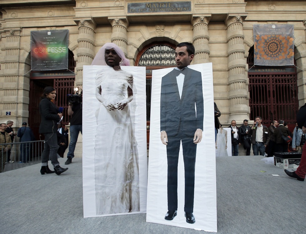 Manifestazioni legge matrimoni gay - Francia
