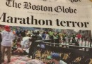 La prima pagina del <em>Boston Globe</em> di martedì