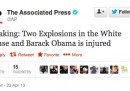 Il falso tweet su Obama di Associated Press