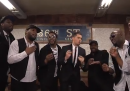 Il video di Michael Bublé che canta nella metro di New York