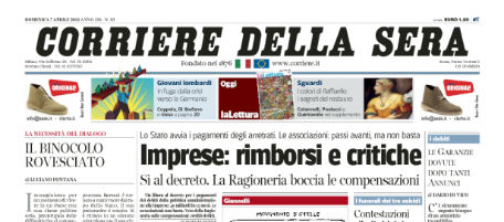 Le prime pagine di domenica 7 aprile 2013