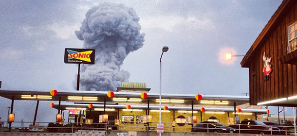 L’esplosione in Texas
