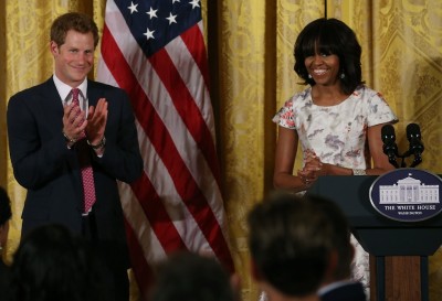Michelle Obama - principe Harry