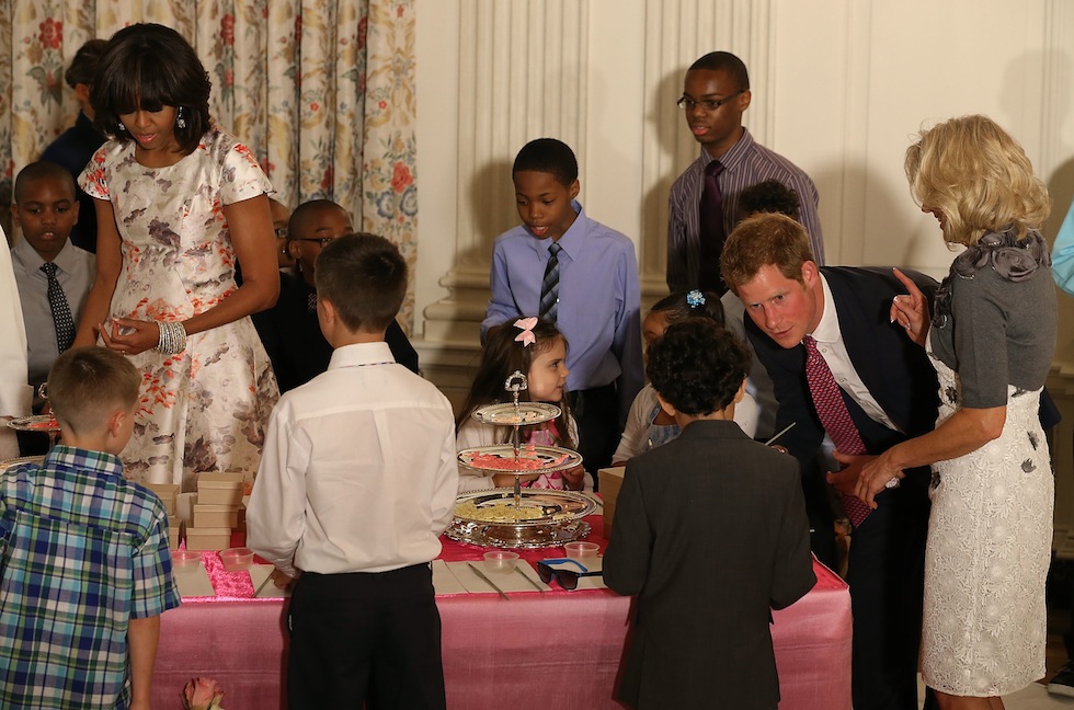 Michelle Obama - principe Harry