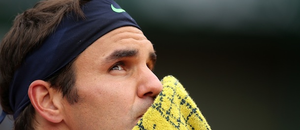 during day one of the French Open at Roland Garros on May 26, 2013 in Paris, France.