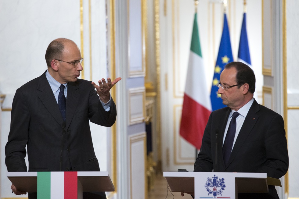 Incontro tra Letta e Hollande a Parigi