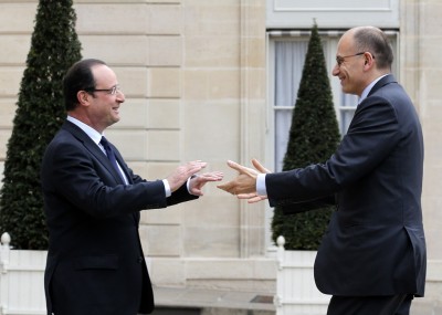Incontro tra Letta e Hollande a Parigi