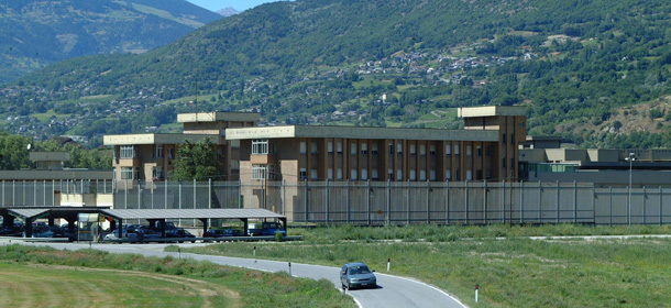 Â©NEWSPRESS/LAPRESSE
01/08/2003 AOSTA ITALIA
CARCERE DI BRISSOGNE 
UNA VEDUTA DEL CARCERE DI MASSIMA SICUREZZA.