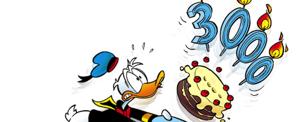 10 pagine del numero 3000 di Topolino