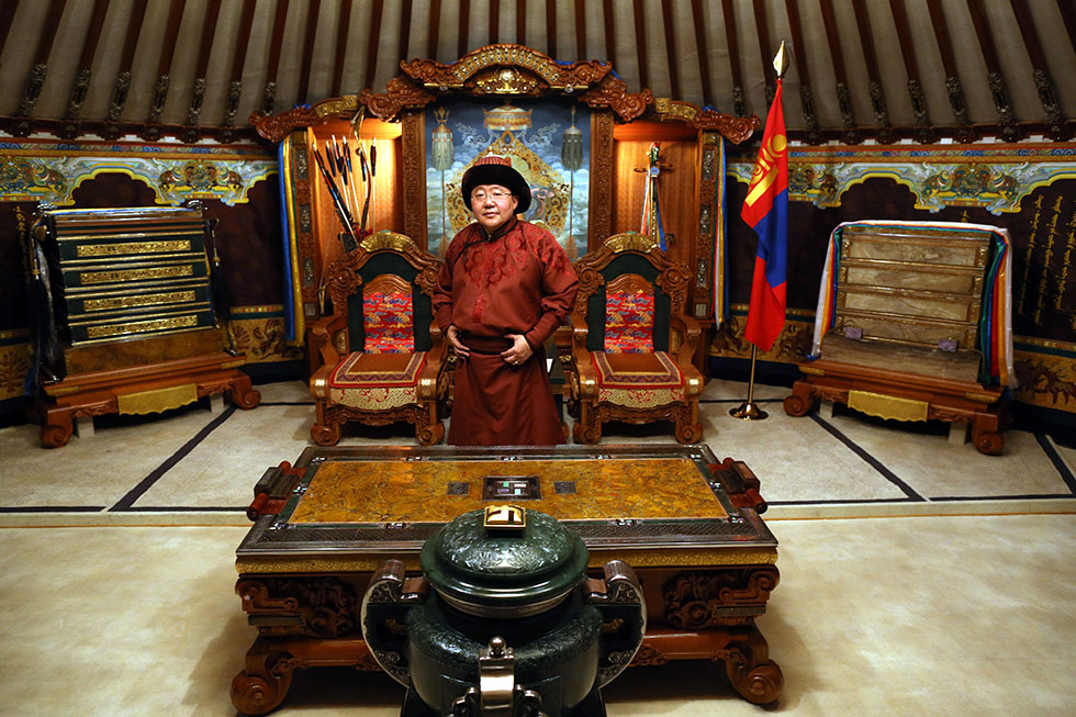 Tsakhiagiin Elbegdorj - Presidente della Mongolia