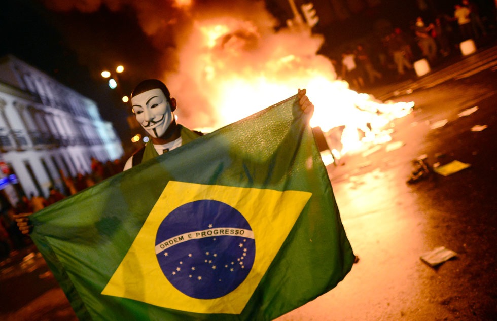 Proteste e scontri in Brasile - Confederations Cup