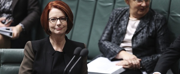 XXX during question time at on June 26, 2013 in Canberra, Australia. It has been reported Rudd supporters are circulating a petition for a special caucus meeting for a ballot on the Labor leadership. Should they receive the required 35 signatures, a vote would be held at 9am tomorrow morning. Should they receive the required 35 signatures, a vote would be held at 9am tomorrow morning.