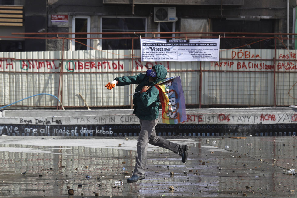Scontri in piazza Taksim, Istanbul - Turchia