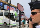 L'autobus bloccato al Tour de France
