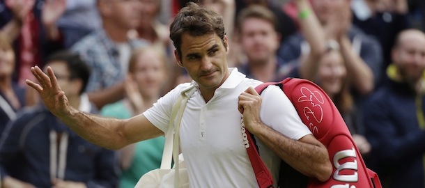 at the All England Lawn Tennis Championships in Wimbledon, London, Wednesday, June 26, 2013. (AP Photo/=003099000196=)