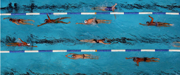 Nuotatori dall’alto