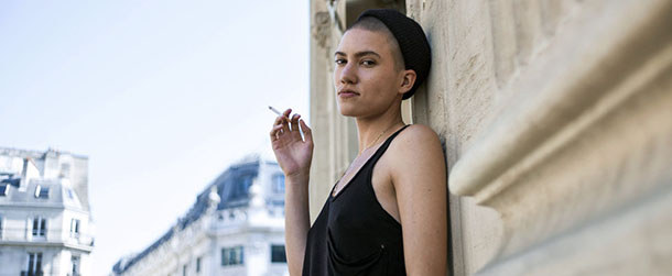 Swiss model Tamy Glauser poses on June 7, 2013 in Paris. AFP PHOTO / FRED DUFOUR (Photo credit should read FRED DUFOUR/AFP/Getty Images)