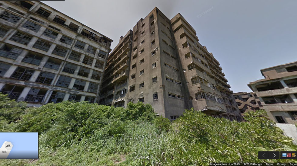 Hashima su Google Street View - Giappone