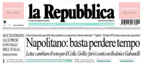 Le prime pagine di domenica 2 giugno 2013