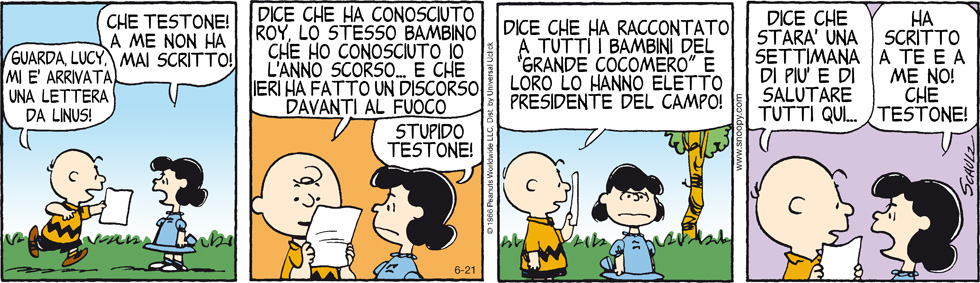 Peanuts 2013 giugno 21