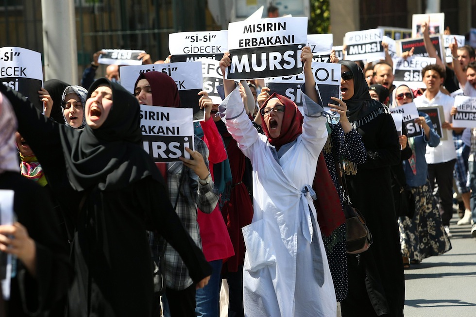 Manifestazioni pro-Morsi al Cairo, in Egitto