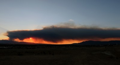 Cielo rosso a Las Vegas