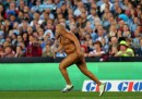 Uomo nudo partita rugby Australia