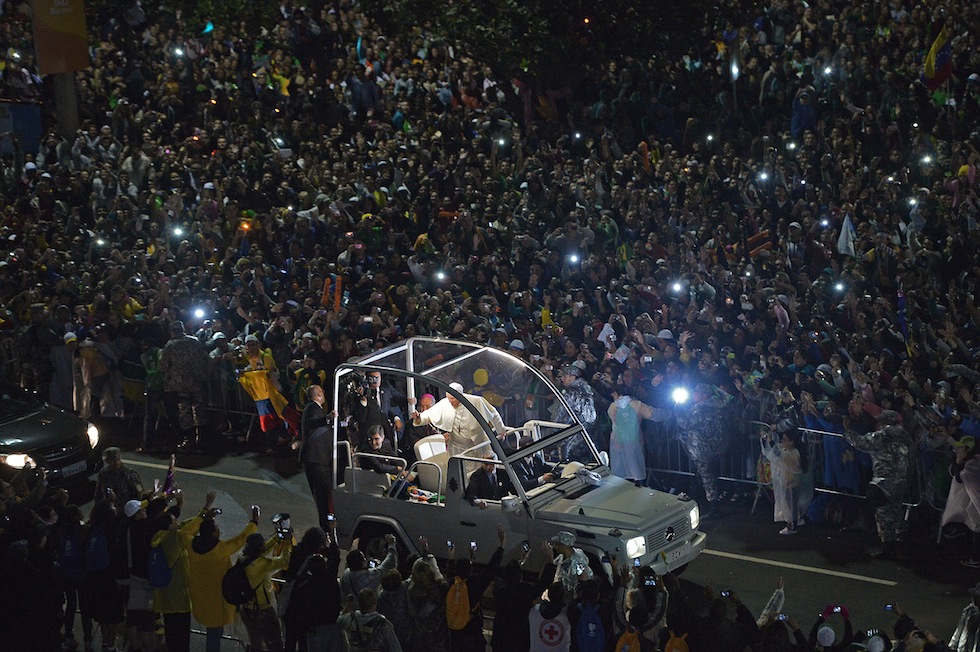 Papa a Rio de Janeiro, Brasile