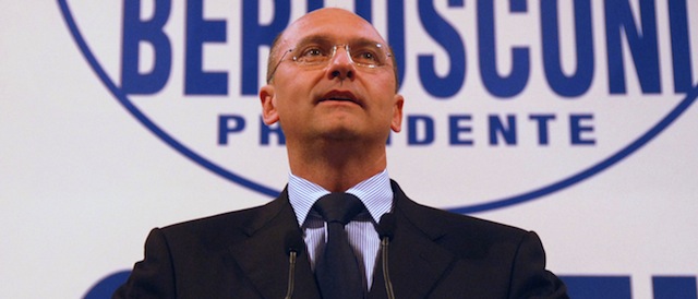 A recent photo taken January 28, 2009 shows candidate for center right, Ugo Cappellacci, during his election campaign. On February 17, 2009 Cappellacci captured 51,9 percent of the votes in the Sardinia Regional elections, defeating Renato Soru, outgoing left-wing president of the Sardinia region, in what is regarded as a test election for the Italian Italian political scene. AFP Photo / files / ALESSANDRA CHIERGIA (Photo credit should read Alessandra Chiergia/AFP/Getty Images)