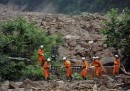 Alluvioni e frana nello Sichuan, in Cina