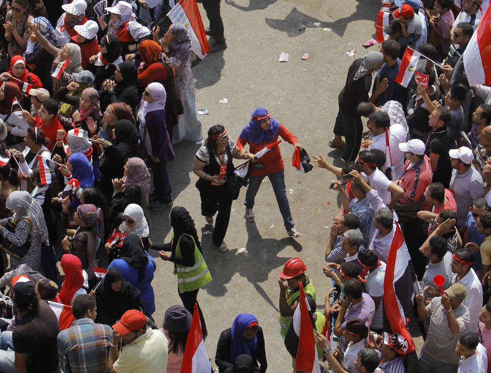 Proteste in piazza Tahrir