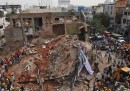 L'albergo crollato a Secunderabad, in India