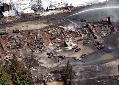 Treno deragliato a Lac-Megantic in Quebec