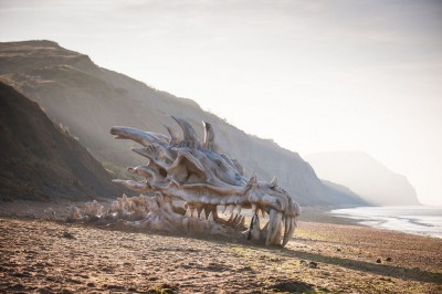Teschio di drago nel Dorset - Game of Thrones
