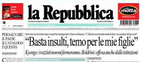 Le prime pagine di domenica 28 luglio 2013