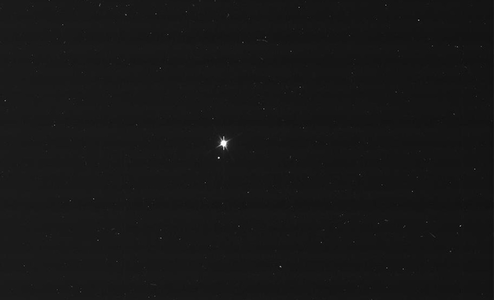 Foto Terra e Luna viste da Cassini e Messenger