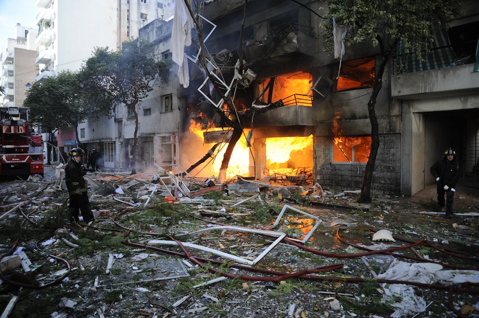 Esplosione edificio a Rosario
