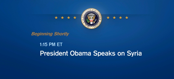 Obama parla sulla Siria