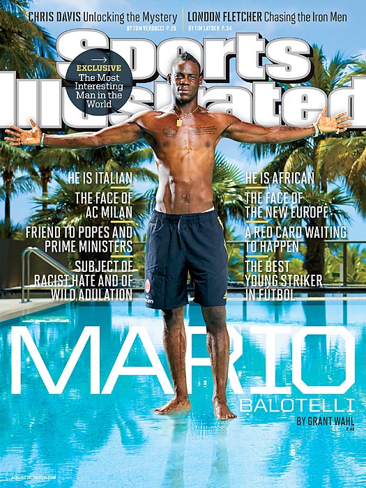 La copertina di Sports Illustrated con Balotelli