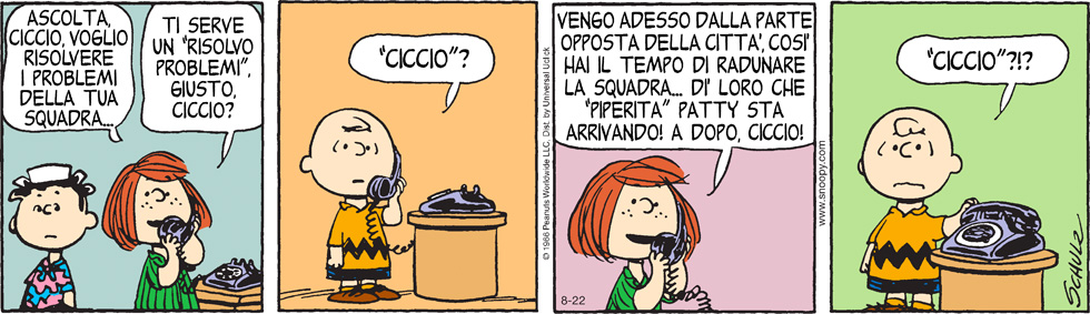 Peanuts 2013 agosto 22