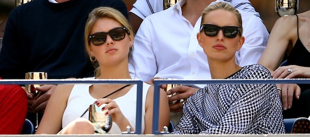 during match on Day Thirteen of the 2013 US Open at USTA Billie Jean King National Tennis Center on September 7, 2013 in the Flushing neighborhood of the Queens borough of New York City.