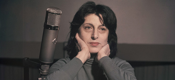 Italian actress Anna Magnani is shown in this portrait from February 19, 1956. (AP Photo)